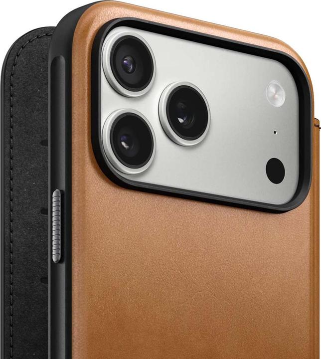 Actual product image Nomad Modern Leather Folio - Lederhülle für das iPhone (Apple iPhone 17 Pro Max)