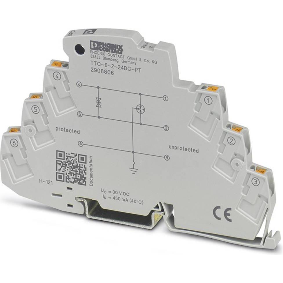 Phoenix Contact, Protezione contro le sovratensioni, TTC-6-2-24DC-PT