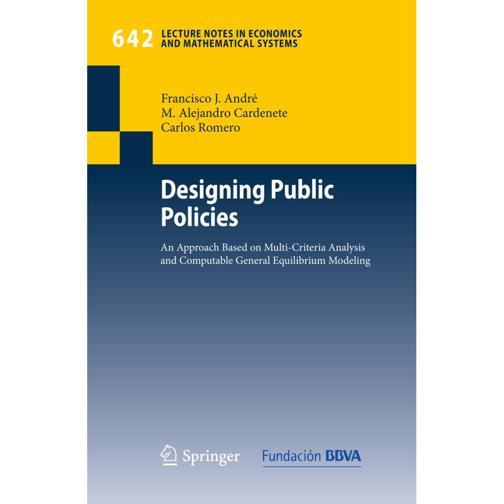 Designing Public Policies, Fachbücher von Francisco J. André