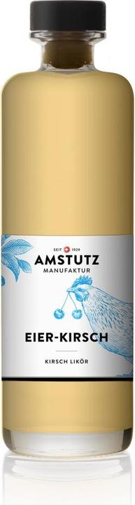 Actual product image Amstutz Manufaktur Noble brandy EIER-KIRSCH liqueur in noble cardboard box / %. (1 x 50 cl)