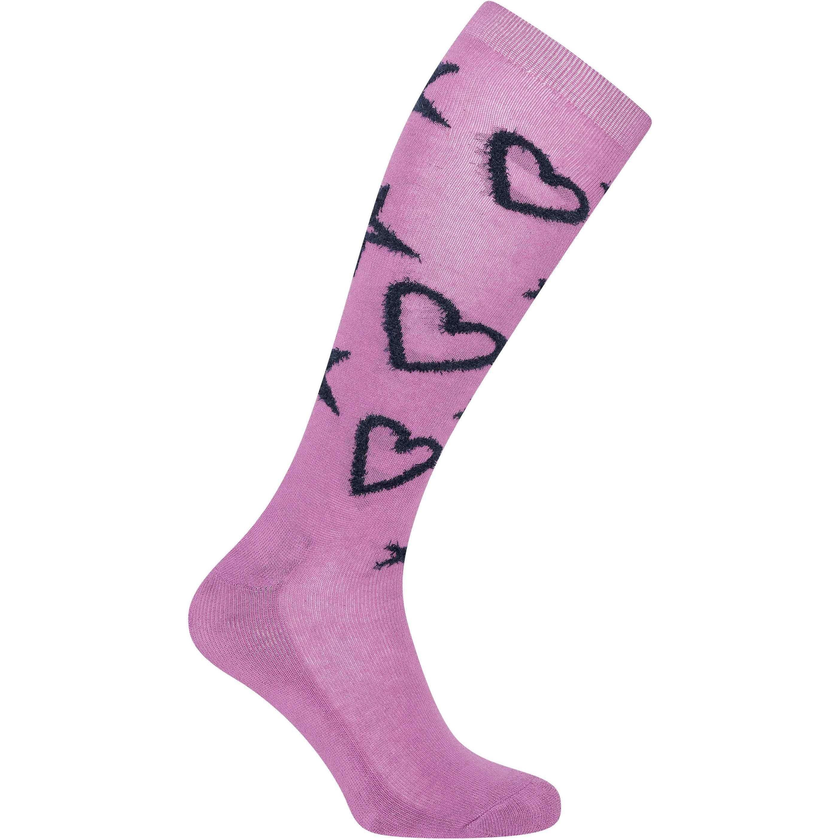 Imperial Riding, Damen, Sportsocken, Cosy Hearts (39, 42), Rosa