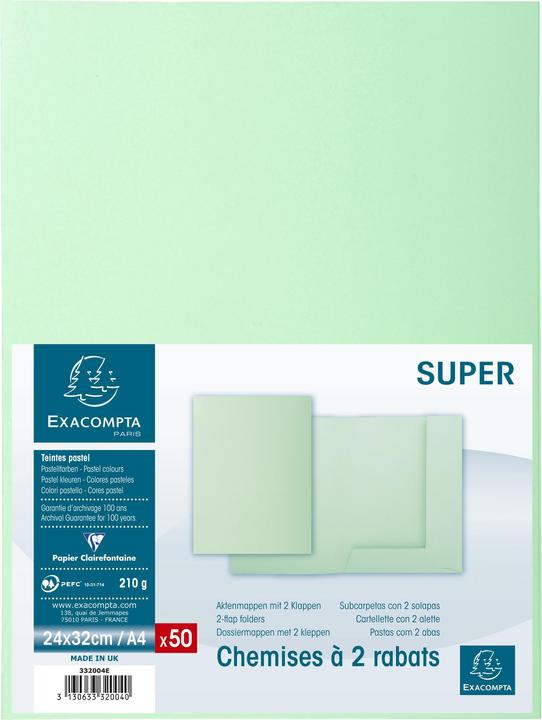 Actual product image Exacompta Collection folders - File covers (A4, 40 x)