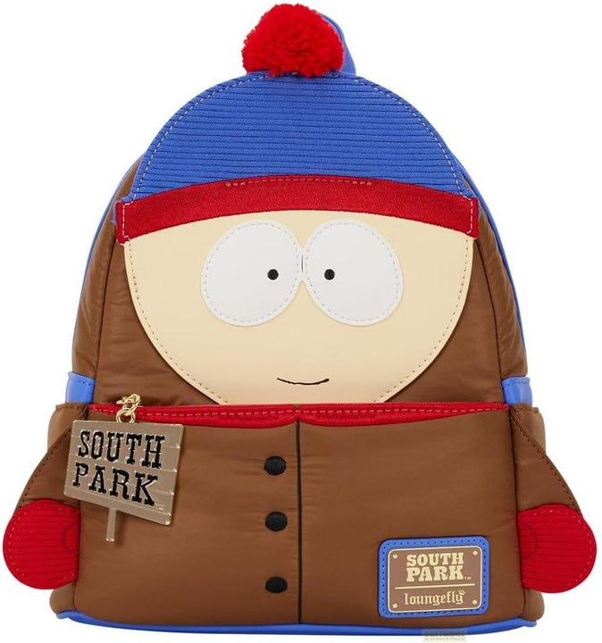 Actual product image Loungefly South Park Stan backpack. 26cm