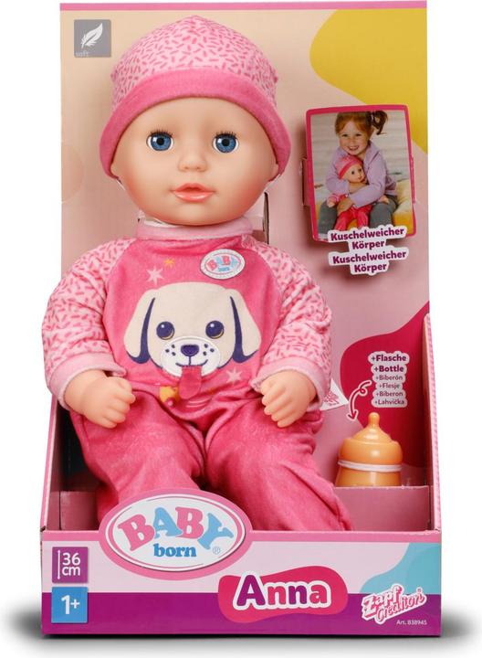 Actual product image Zapf Creation BABY born Anna Pink 36cm