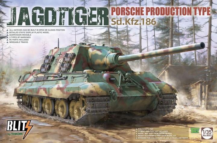 Produktbild Takom JAGDTIGER PORSCHE PRODUCTION TYPE Sd.Kfz.186
