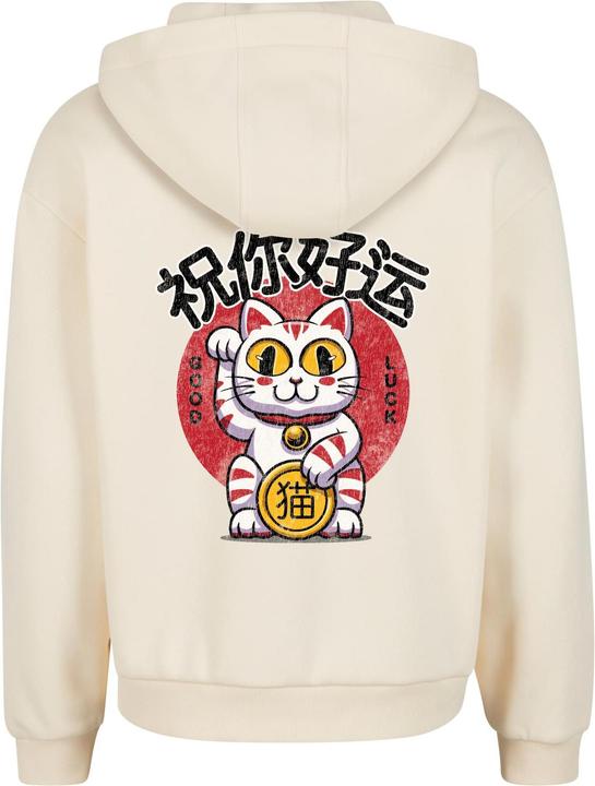 Produktbild MT Good Luck Cat Fluffy Zip Hoody whitesand M (M)