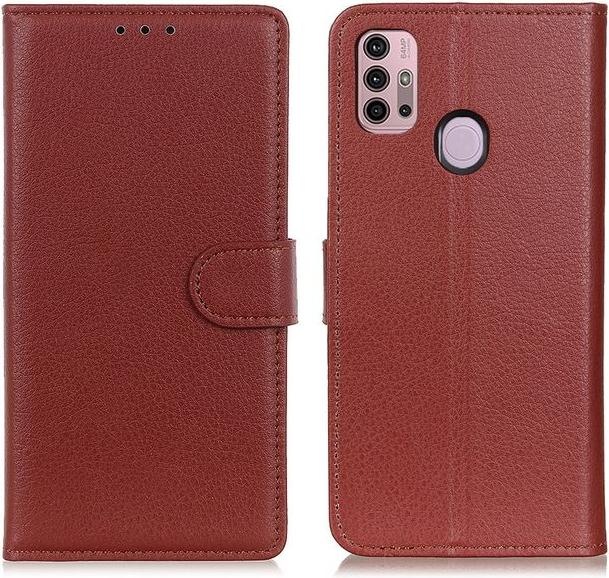 Produktbild MU Classic Litchi Leder Bookcover Series (Motorola Moto G30, Motorola Moto G10)