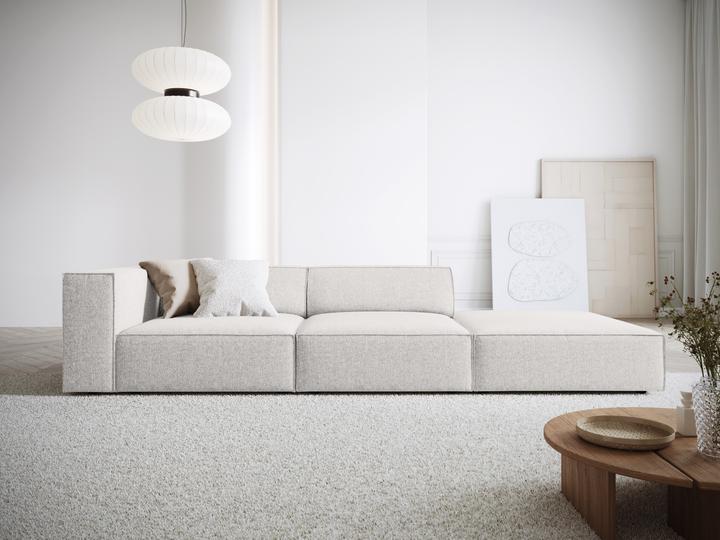 Actual product image Cosmopolitan Design Right Sofa, "Arendal", 4 Seats, Light Grey, 262x102x70 Made in Europe