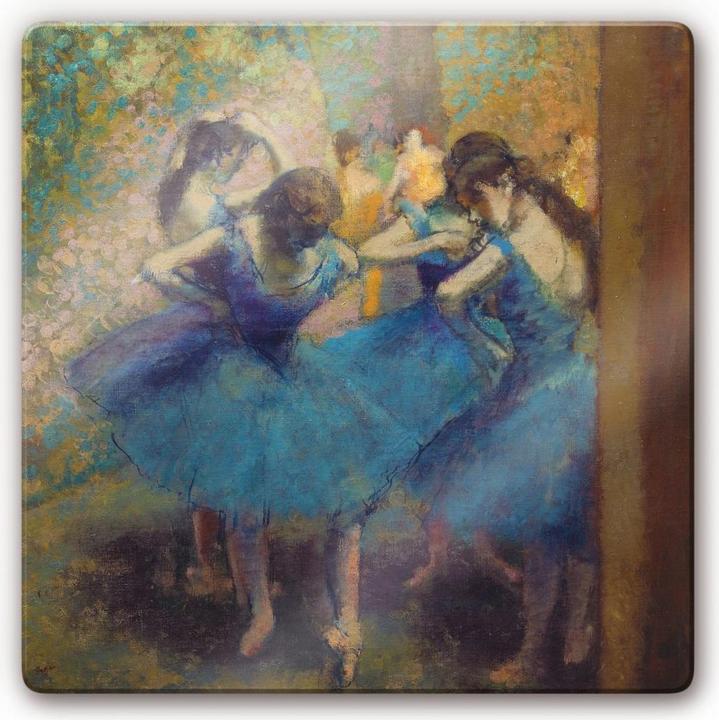 Image du produit Trenddeko Degas - Les danseuses bleues (50 x 50 cm)