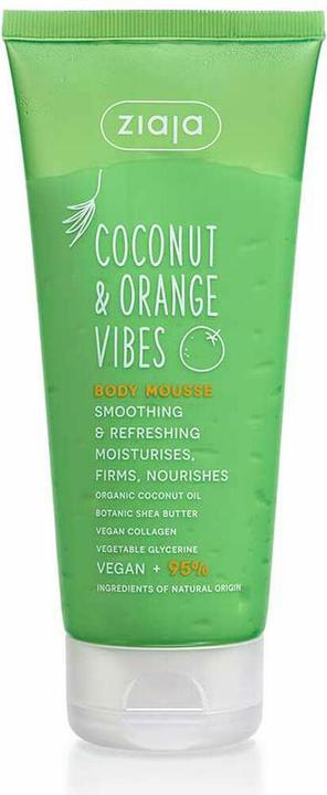 Ziaja Coconut and Orange Vibes Softening Refreshing Body Mousse 200ml (Selbstbräunungsschaum, 200 ml)