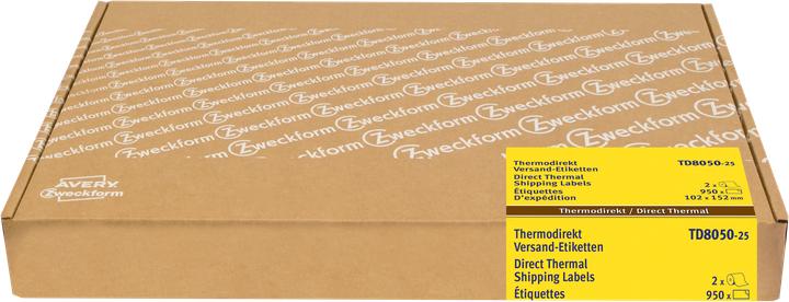 Image du produit Avery Étiquettes d'expédition Thermique direct