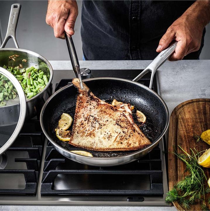 Actual product image KitchenAid Multi-Ply - 2-teilig (Saucepan, Stainless steel)