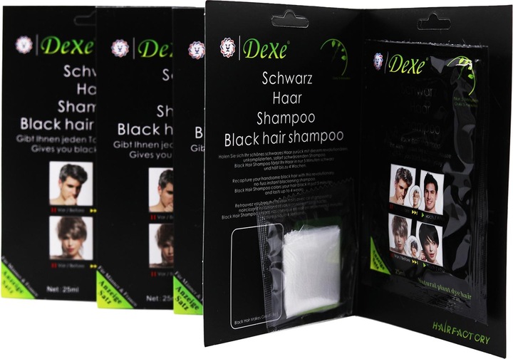 Produktbild Dexe Black Hair (25 ml, Flüssiges Shampoo)