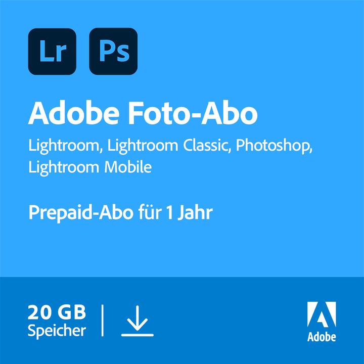 Actual product image Adobe Creative Cloud Photography Plan (1 User, 1 Devices/Users, 12 months)
