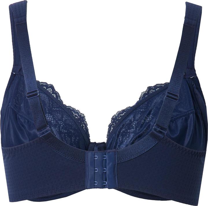 Produktbild Ulla Popken Bügel-BH, Jacquard, Spitze, Softcups, Cup B - G (85 E)