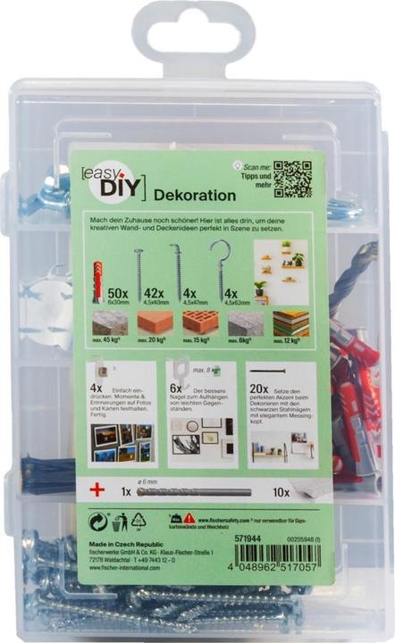 Actual product image Fischer EasyDIY Box Decoration (141 pcs.)