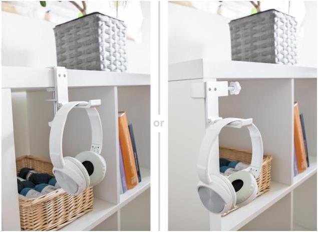 Image du produit Delock Support de casque réglable pour montage sur table Alumi
