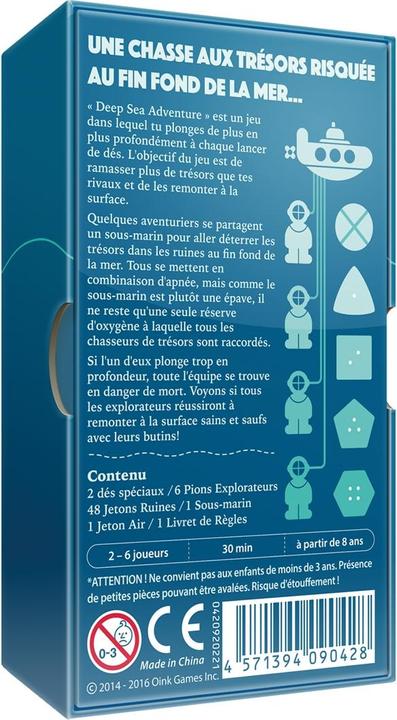 Actual product image Oink Games Deep Sea Adventure (f) (French)