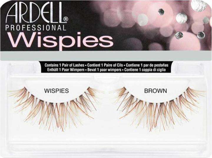 Actual product image Ardell Wispies Brown Lashes (Artificial eyelashes)