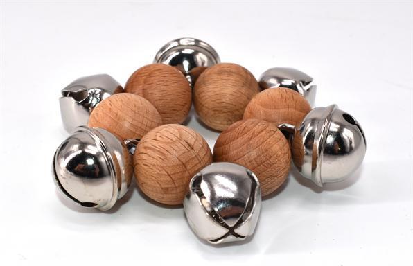 Produktbild 1048-2 Glöckchen-Armband hell (Wood, Metal)