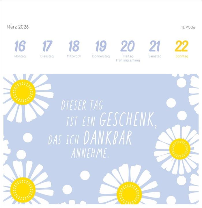 Actual product image Ich bin einzigartig und wertvoll Premium-Postkartenkalender2026 - 53 Affirmationskarten für das