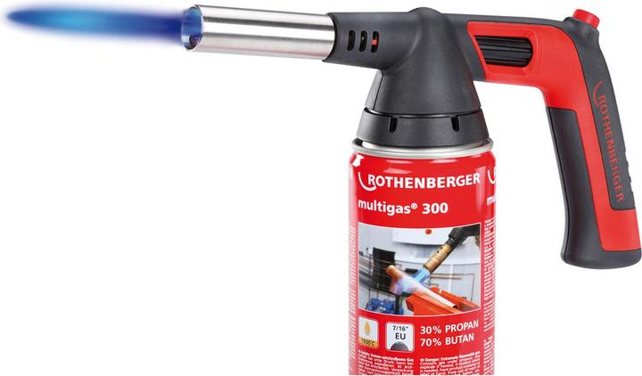 Actual product image Rothenberger Burner Rofire 4 Piezo + Multigas 300 Set