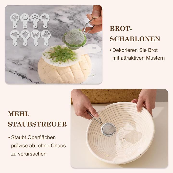 Actual product image Clheatky 11-teiliges Sauerteig Starter-Set