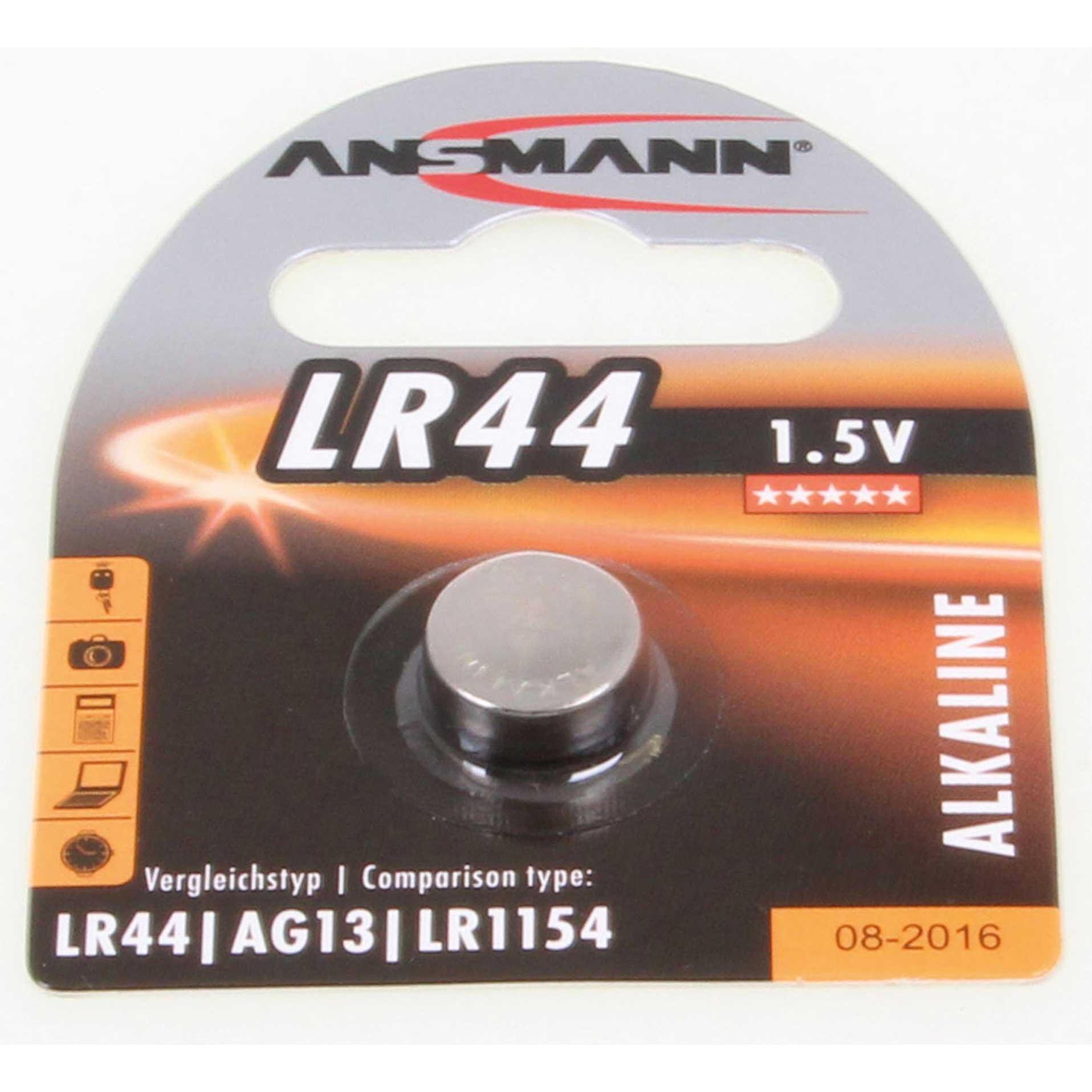Thumbnail - Ansmann Lr 44 (1 Stk., LR44, 145 mAh), Batterien + Akkus