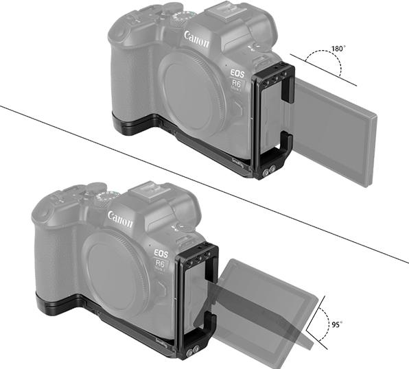 Produktbild SmallRig L-Shape Mount Plate for Canon EOS R6 Mark II / EOS R5 / EOS R5 C / EOS R6 4160B (Metall)