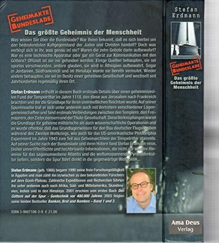 Produktbild Geheimakte Bundeslade (Deutsch, Stefan Erdmann, 2005)