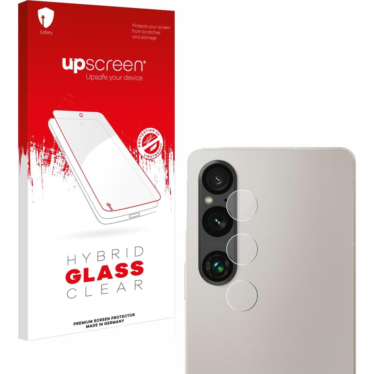 upscreen Scratch Shield Panzerglasfolie (1 Stück, Sony Xperia 1 V), Smartphone Schutzfolie, Transparent