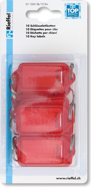 Actual product image Rieffel Schlüsseletiketten