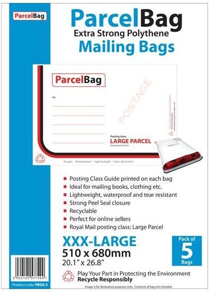 Actual product image Impact Shipping bag 5Erpack (510 x 680 mm, 5 x)