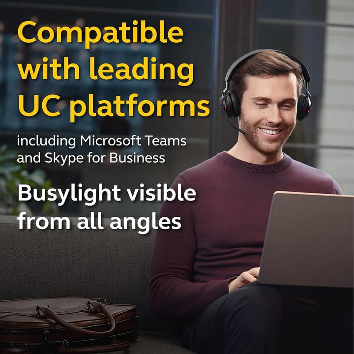 Image du produit Jabra Evolve2 65 UC (Sans fil, USB-C)