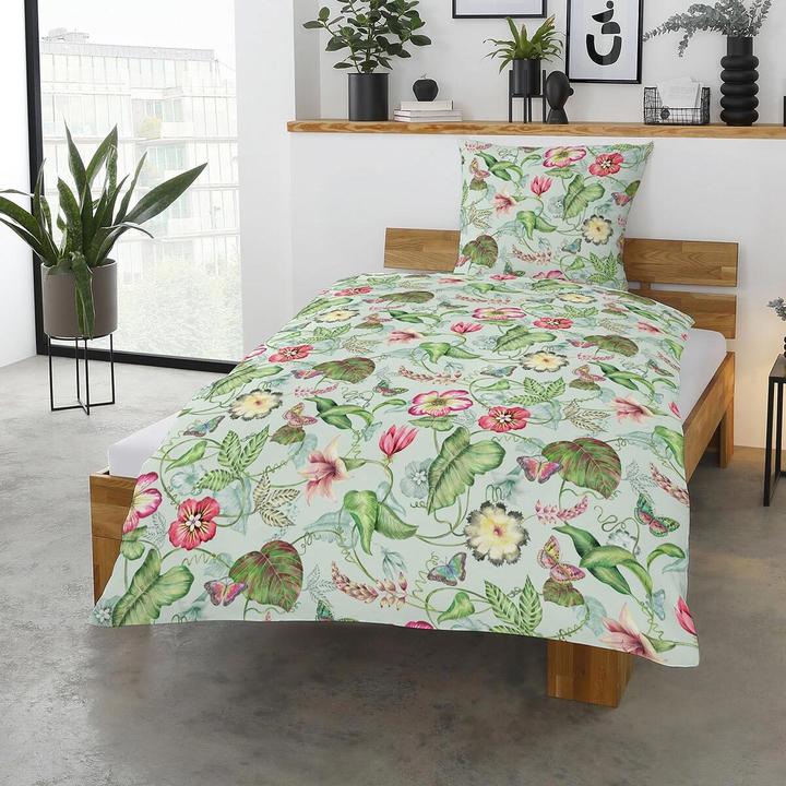 Immagine prodotto Traumschlaf Belli Fiori (Set di biancheria da letto, 135x200 cm + 80x80 cm)