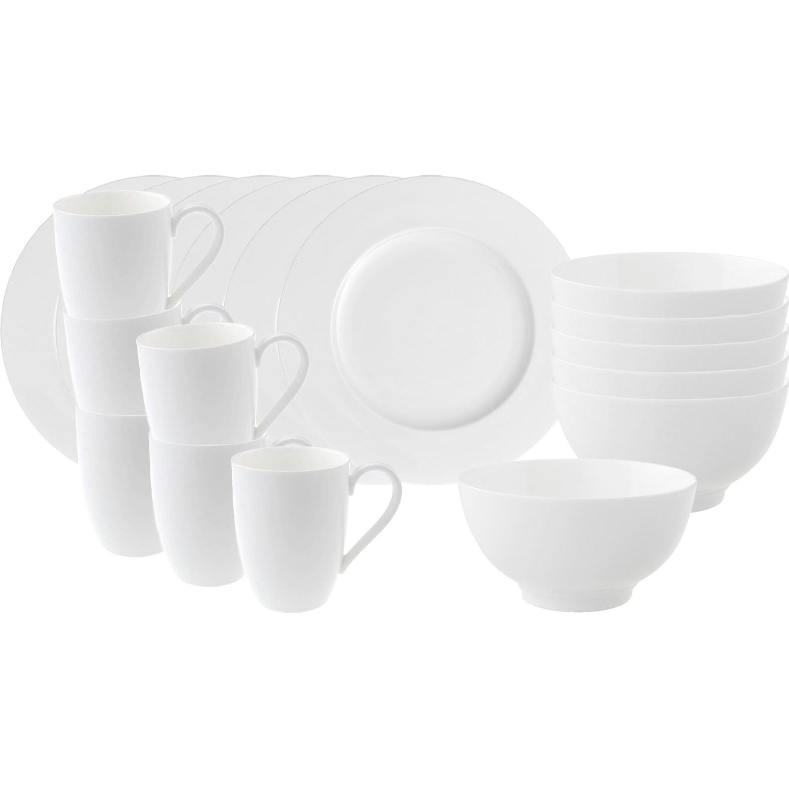 Villeroy & Boch, Geschirrset, Royal Frühstücks-Set (18 Stück)