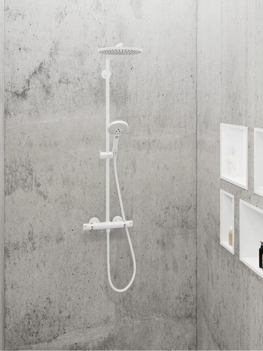 Actual product image hansgrohe Raindance Select S Showerpipe 240 (matt white)