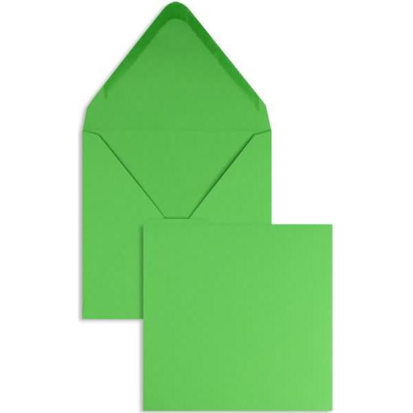 Blanke, Briefumschlag, Briefumschläge 160x160mm 120g/qm gummiert VE=100 Stück smaragd (100 x)