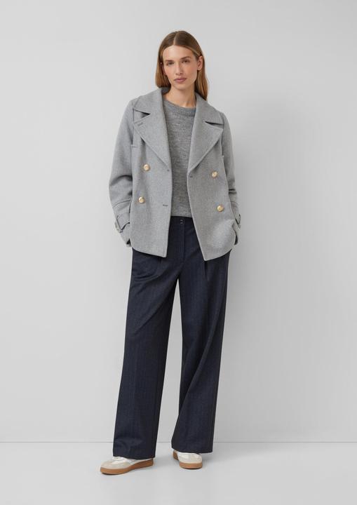 Produktbild s.Oliver Strickpullover Kurzarmpullover aus Alpakamix (48)