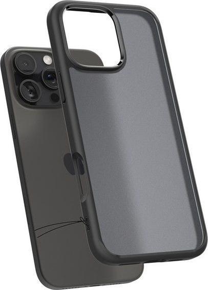 Actual product image Spigen Ultra Hybrid iPhone 16 Pro Max frost black ACS07995 (Apple iPhone 16 Pro Max)