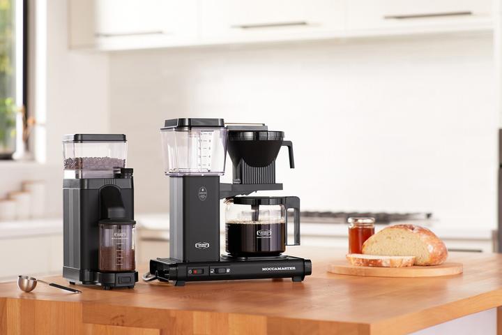 Actual product image Moccamaster 49511 coffee grinder Black, Transparent