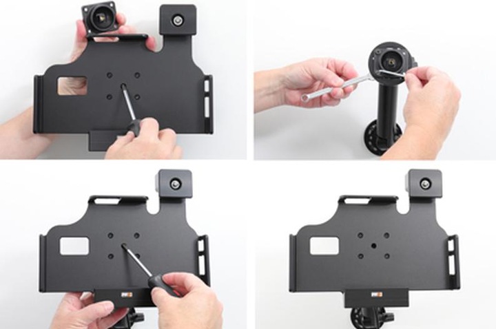 Actual product image Brodit Holder active Samsung Galaxy Tab Active 2 3 Molex Pogo Pin