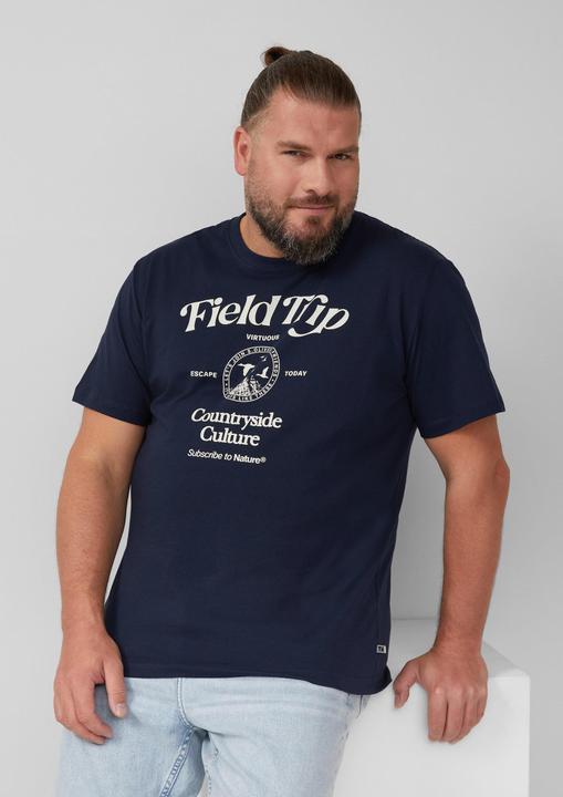 Produktbild S.Oliver T-Shirt Baumwoll-T-Shirt mit Frontprint (XXL)