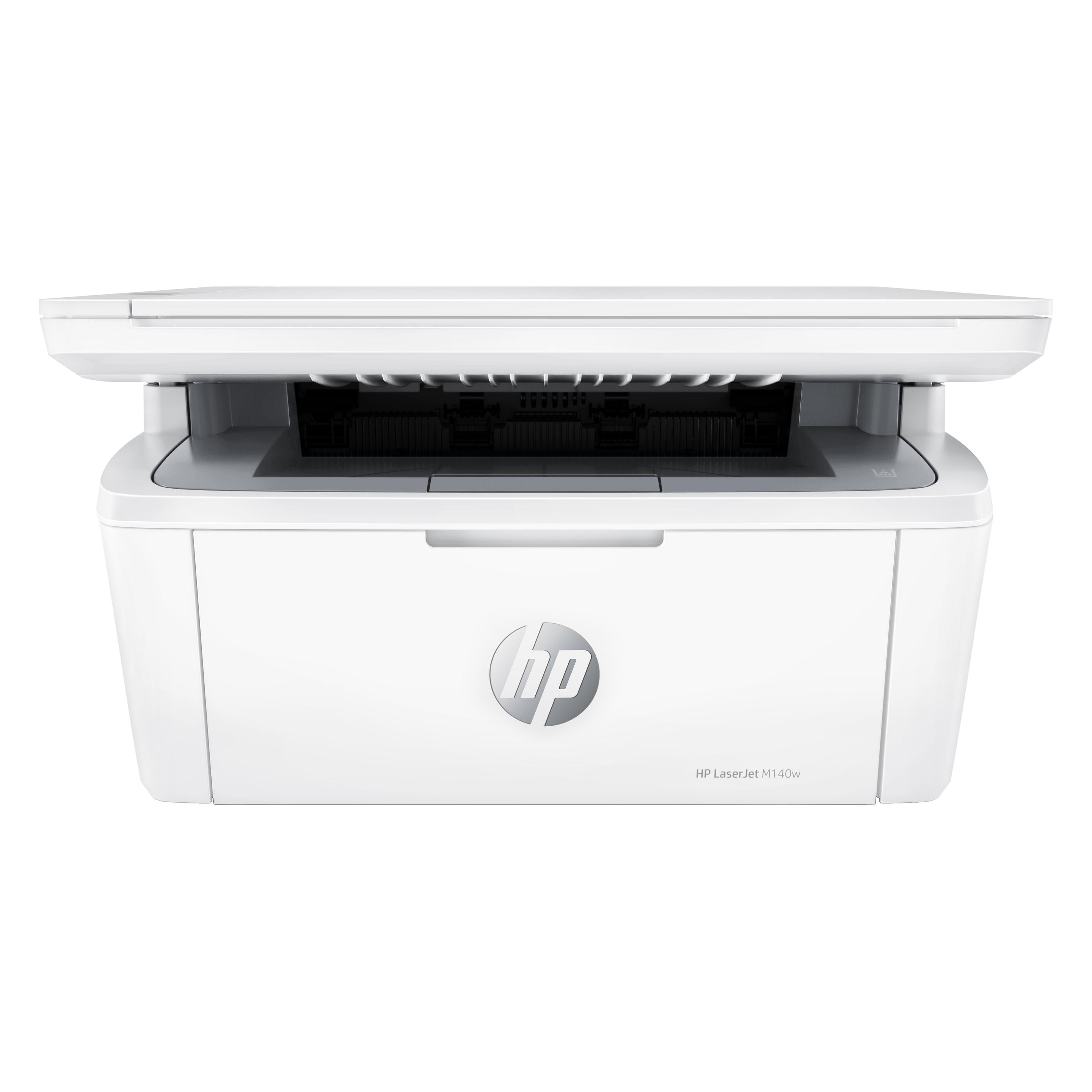 HP LaserJet M140w (Laser, Schwarz-Weiss), Drucker, Weiss