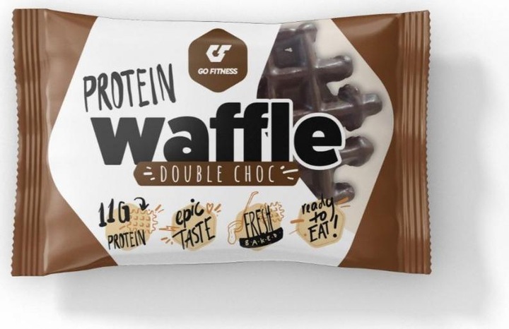 Image du produit Go Fitness Gaufrette aux protéines (Double Chocolate, 12 pcs, 600 g)