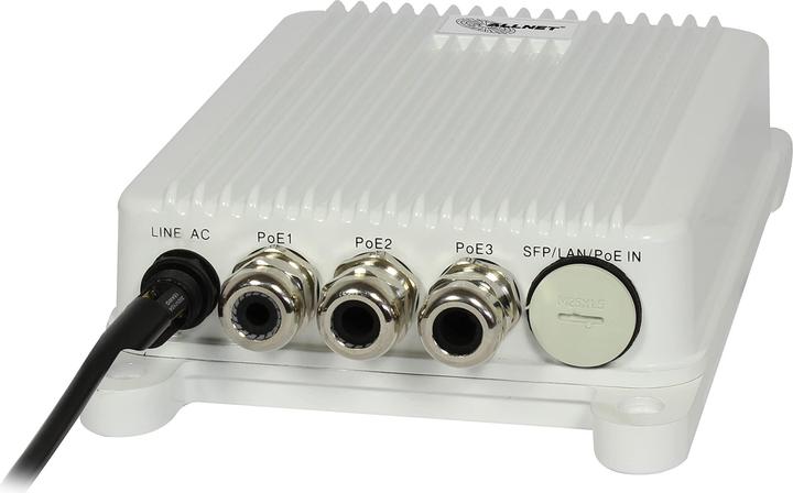 Immagine prodotto Allnet Switch non gestito da esterno 3 porte Gigabit 100W 3x PoE+ 1x SFP Fanless IP67 (3 porte)