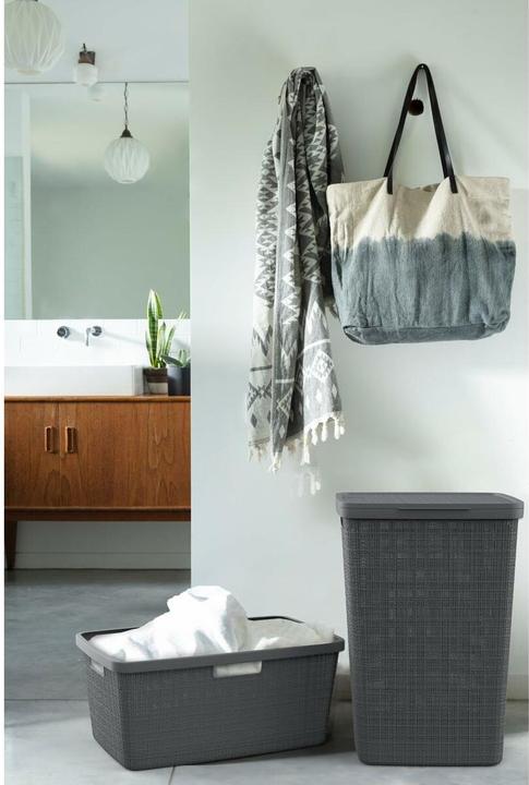 Productafbeelding Curver Wasmand JUTE 58L Donkergrijs (58 l)