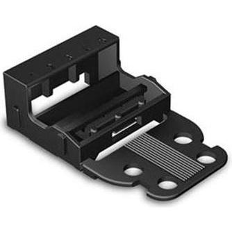 10x Wago Befestigungsadapter - für 5-Leiter-Anschlussklemmen - Serie 221 - 4 mm² - mit Rasterfuß zum Verlegen, Elektroni...