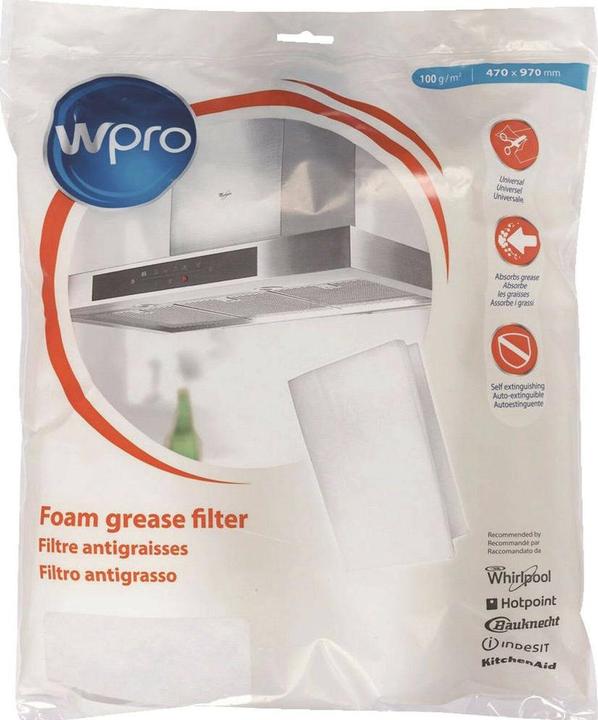 Image du produit Whirlpool WPRO Fedtfilter til Emhaette