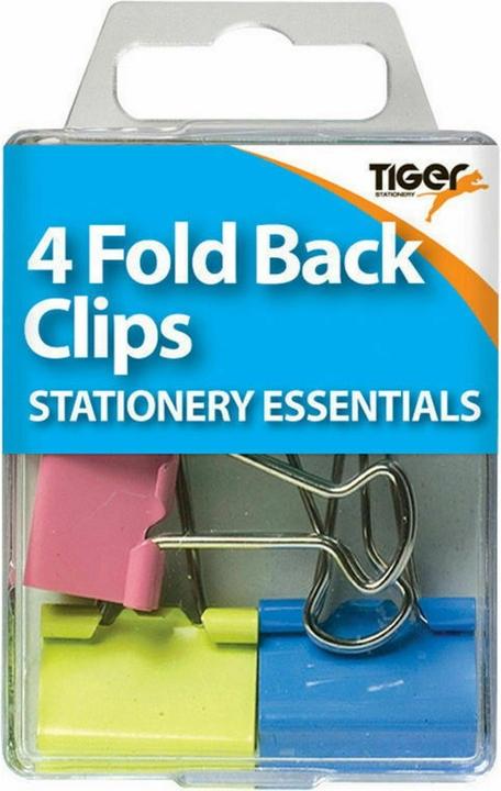 Produktbild Tiger Stationery Bulldog Clips Essential 4erPack (4 x)